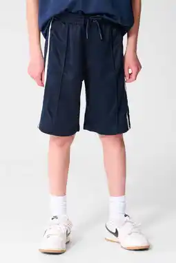 Wehkamp Shoeby regularwaist sweatshort donkerblauw aanbieding