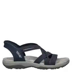 Wehkamp Skechers Hands Free Slip-Ins Reggae Slim sandalen donkerblauw aanbieding