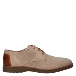 Wehkamp Bugatti Lewis suède veterschoenen beige aanbieding