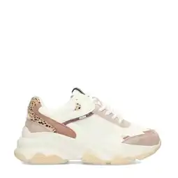 Wehkamp POSH by Poelman sneakers wit/roze aanbieding