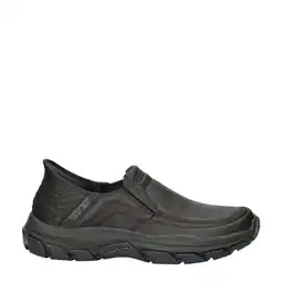 Wehkamp Skechers Hands Free Slip-Ins Respected leren instappers zwart aanbieding