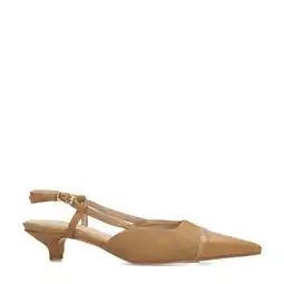 Wehkamp POSH by Poelman Chloe slingback pumps camel aanbieding