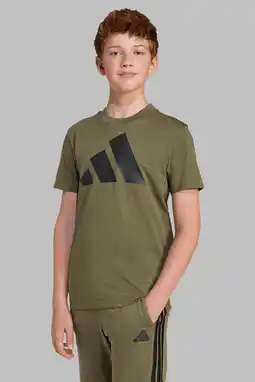 Wehkamp adidas Sportswear T-shirt groen/zwart aanbieding