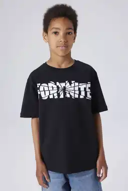 Wehkamp NAME IT KIDS Fortnite T-shirt zwart aanbieding