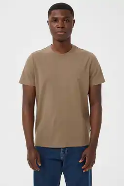 Wehkamp Matinique regular T-shirt bruin aanbieding