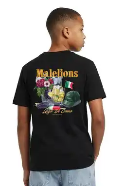 Wehkamp Malelions T-shirt met backprint zwart aanbieding