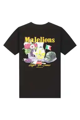 Wehkamp Malelions T-shirt met backprint zwart aanbieding