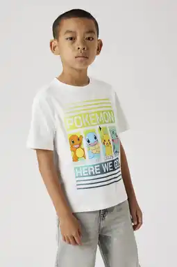 Wehkamp NAME IT KIDS Pokemon T-shirt wit aanbieding
