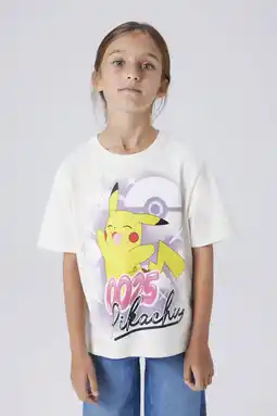 Wehkamp NAME IT KIDS Pokemon T-shirt wit aanbieding