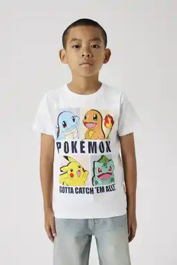 Wehkamp NAME IT KIDS Pokemon T-shirt wit aanbieding