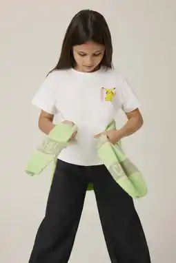 Wehkamp NAME IT KIDS Pokemon T-shirt met backprint wit aanbieding