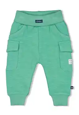 Wehkamp Feetje cargobroek Seaside Happiness groen aanbieding