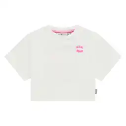 Wehkamp Stains&Stories T-shirt met backprint wit aanbieding