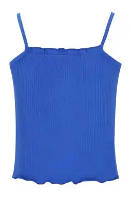 Wehkamp Like Flo spaghettitop blauw aanbieding