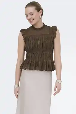 Wehkamp ONLY top bruin aanbieding