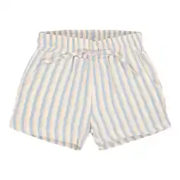 Wehkamp Little Dutch gestreepte casual short lichtblauw aanbieding