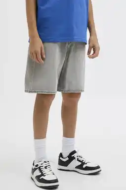 Wehkamp JACK & JONES JUNIOR denim short grey denim aanbieding