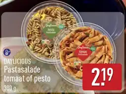 ALDI Daylicious pastasalade tomaat of pesto aanbieding