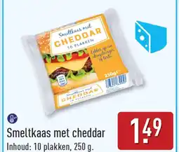 ALDI Smeltkaas met cheddar aanbieding