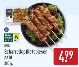ALDI BBQ Scharrelkipfiletspiesen saté aanbieding