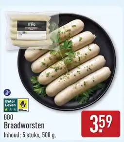 ALDI BBQ Braadworsten aanbieding