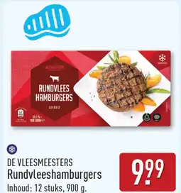 ALDI De vleesmeesters rundvleeshamburgers aanbieding