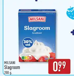 ALDI Milsani slagroom aanbieding