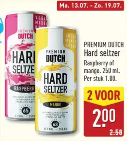 ALDI Premium dutch hard seltzer aanbieding