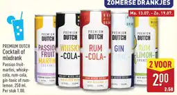 ALDI Premium dutch cocktail of mixdrank aanbieding