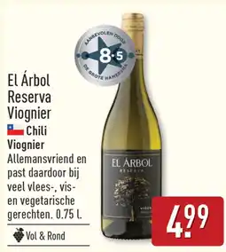 ALDI El árbol reserva viognier aanbieding