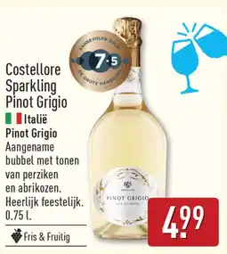 ALDI Costellore sparkling pinot grigio aanbieding