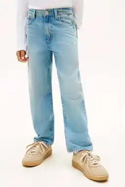 Wehkamp Tommy Hilfiger straight leg jeans light blue denim aanbieding
