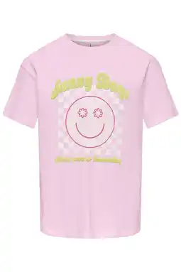 Wehkamp KIDS ONLY GIRL T-shirt roze aanbieding