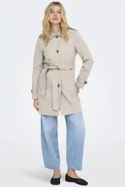 Wehkamp ONLY trenchcoat beige aanbieding