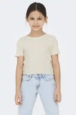 Wehkamp KIDS ONLY GIRL T-shirt wit aanbieding
