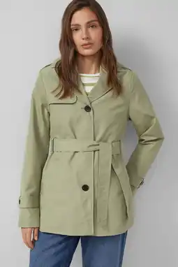 Wehkamp s.Oliver trenchcoat groen aanbieding