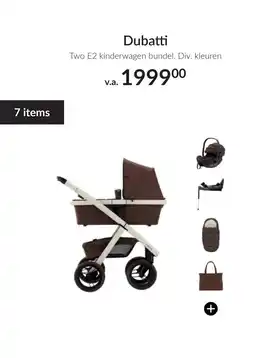 Babypark Dubatti two e2 kinderwagen bunde aanbieding
