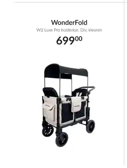 Babypark Wonderfold w2 luxe pro bolderkar aanbieding