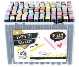 Dirk Duo markers 108dlg in box aanbieding