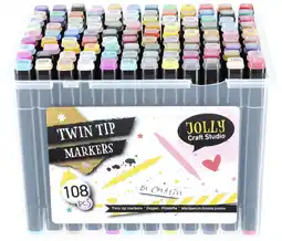 Dirk Duo markers 108dlg in box aanbieding