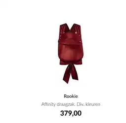 Babypark Rookie affinity draagzak aanbieding