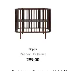 Babypark Bopita milo box aanbieding