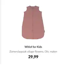 Babypark Witlof for kids zomerslaapzak vitage flowers aanbieding