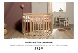 Babypark Waldin Oval 7-in-1 combibed aanbieding