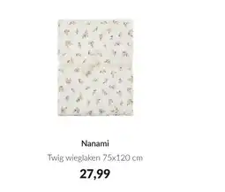 Babypark Nanami twig wieglaken aanbieding