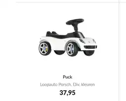 Babypark Puck loopauto porsch aanbieding