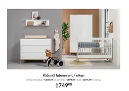 Babypark Kidsmill Intense wit/ eiken aanbieding