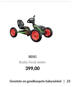 Babypark Berg buddy fendt skelter aanbieding