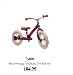 Babypark Trybike steel vintage loopfiets aanbieding
