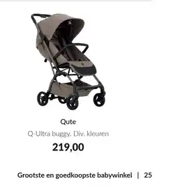 Babypark Qute Q-Ultra buggy aanbieding